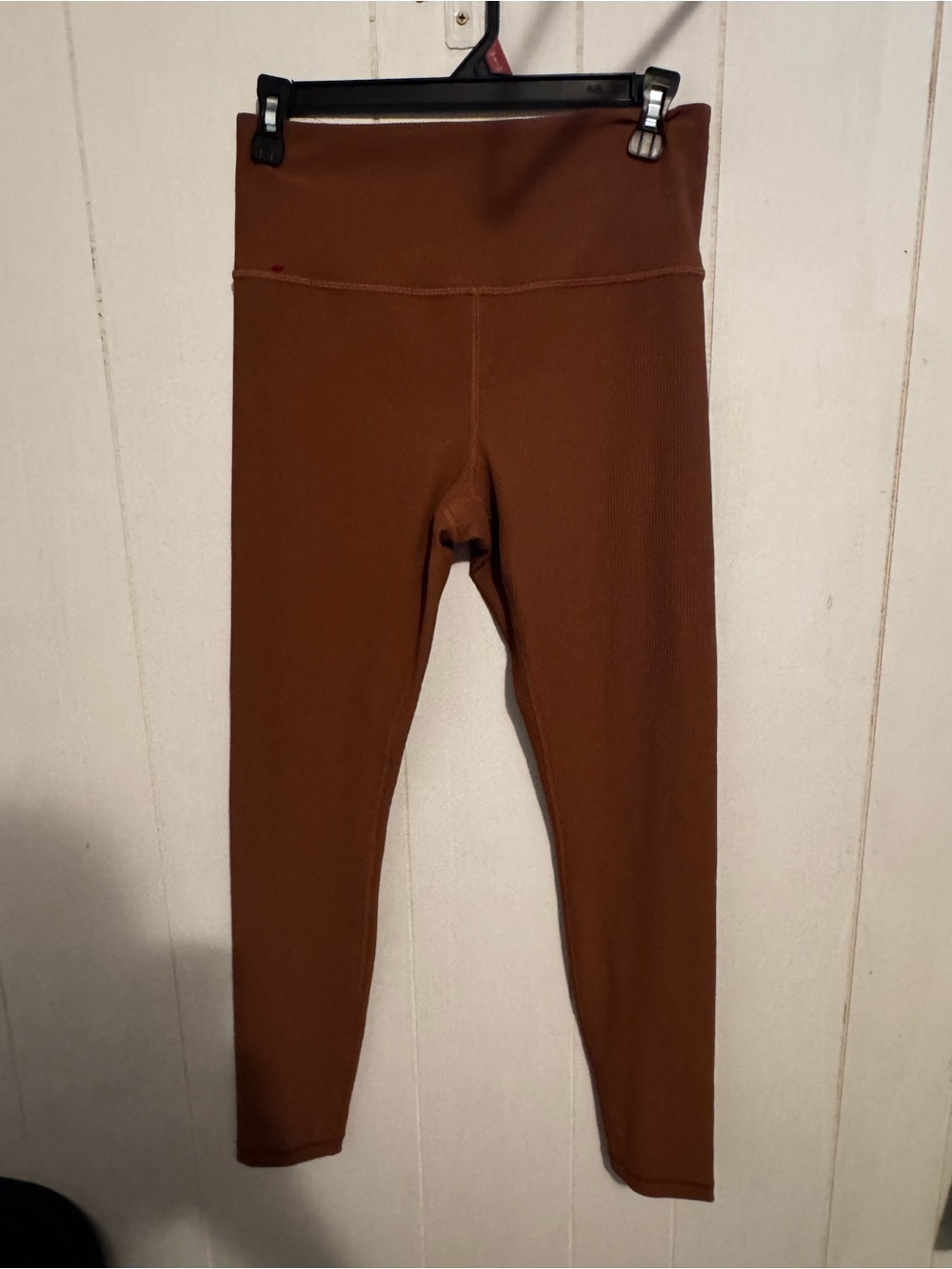 Athleta Women's Brown ribbed High-Waist Leggings